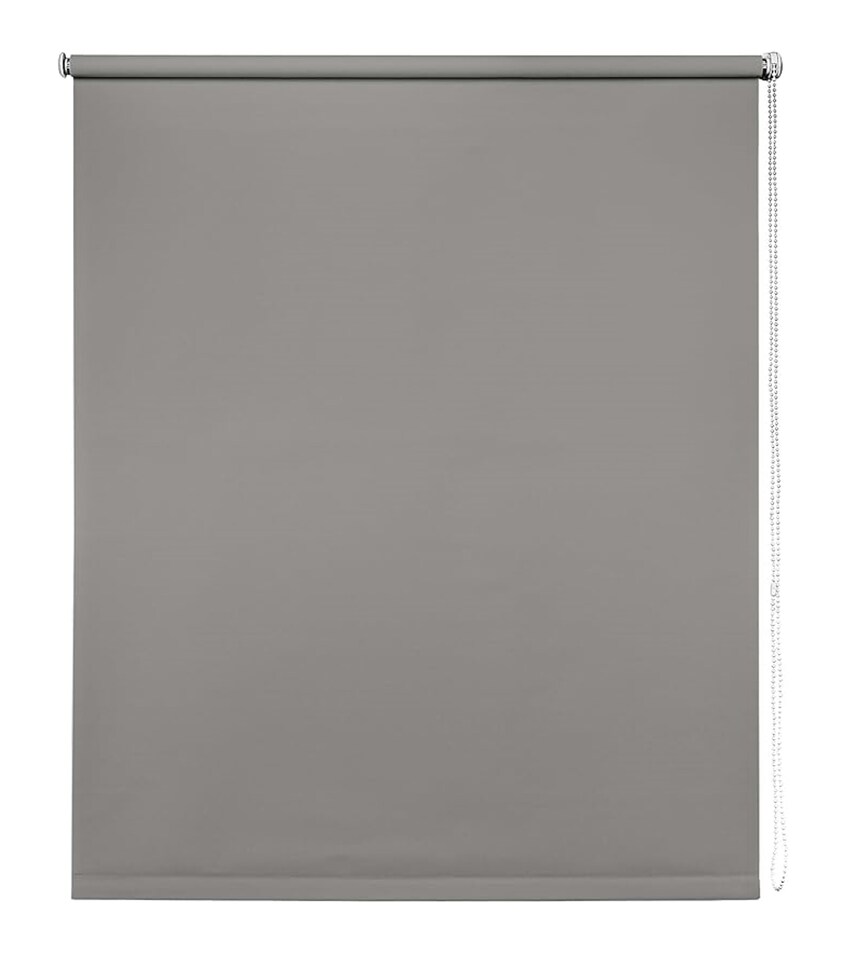 image 1 of 180cm Light Grey Trimmable Thermal Blackout Roller Blinds | Grey | Grey