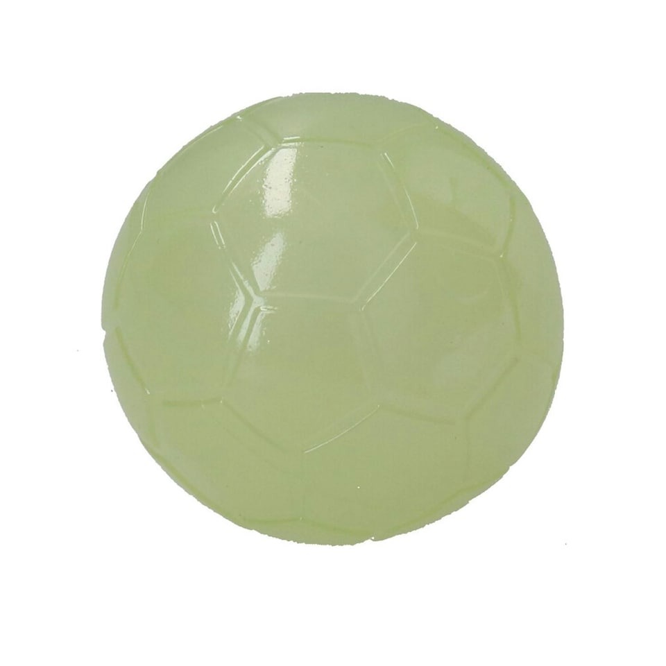 image 1 of Dog Glow In The Dark Squeaky Bouncy Football For Fetch/ Ball Launchers 6cm