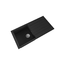 Balterley 100cm Kitchen Single Bowl Composite Inset Sink with Overflow & Reversible Drainer