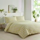 image 1 of Portfolio Home Gingham Check Bedding Duvet Cover Set With Pillow Cases Yellow | Double