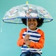 image 2 of Floss & Rock Kids Umbrella Colour Changing - Clear Deep Sea | Multi