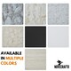 image 2 of NOVECRAFTO Vinyl Floor Tiles Self Adhesive – Peel and Stick 12x12in (30.5x30.5cm) Vinyl Flooring for Kitchen, Bathroom & Living Room – Arctic Terrazzo Design Grey | 3.72 sqm