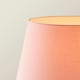 image 4 of ValueLights Modern Floor Lamp In Brushed Chrome Metal Finish With Extra Large Pink Shade