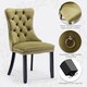 image 7 of Romsey Set of 2 Modern Velvet Dining Chairs with Knocker Ring