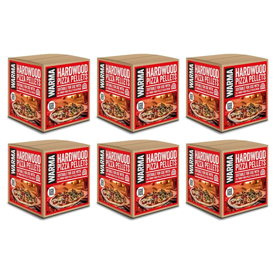 image 1 of Warma Pizza Oven Wood Pellets - 6 x 2.5kg Boxes