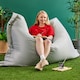 image 6 of Icon Adults Giant Indoor Outdoor Floor Cushion Bean Bag, Grey