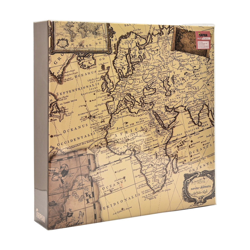 image 1 of ARPAN Extra-Large 3-Ring Binder Self Adhesive Photo Album – 20 Sheets / 40 Sides – Sticky Page Scrapbook Memory Album for Photos, Keepsakes & Special Occasions