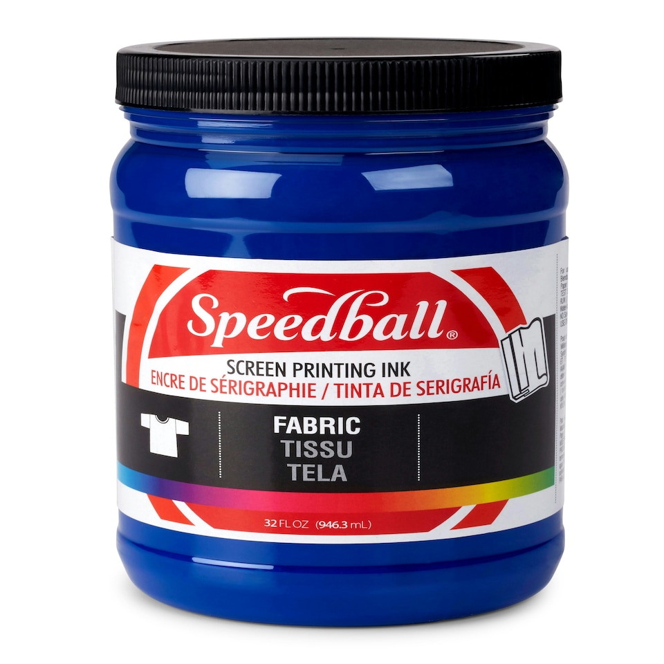 image 1 of Speedball Fabric Screen Printing Ink, Process Cyanine, 32oz