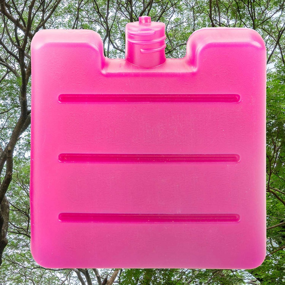 image 1 of PMS Cooler Ice Block 3-Pack, Berry Pink - Reusable 100ml Cool Packs