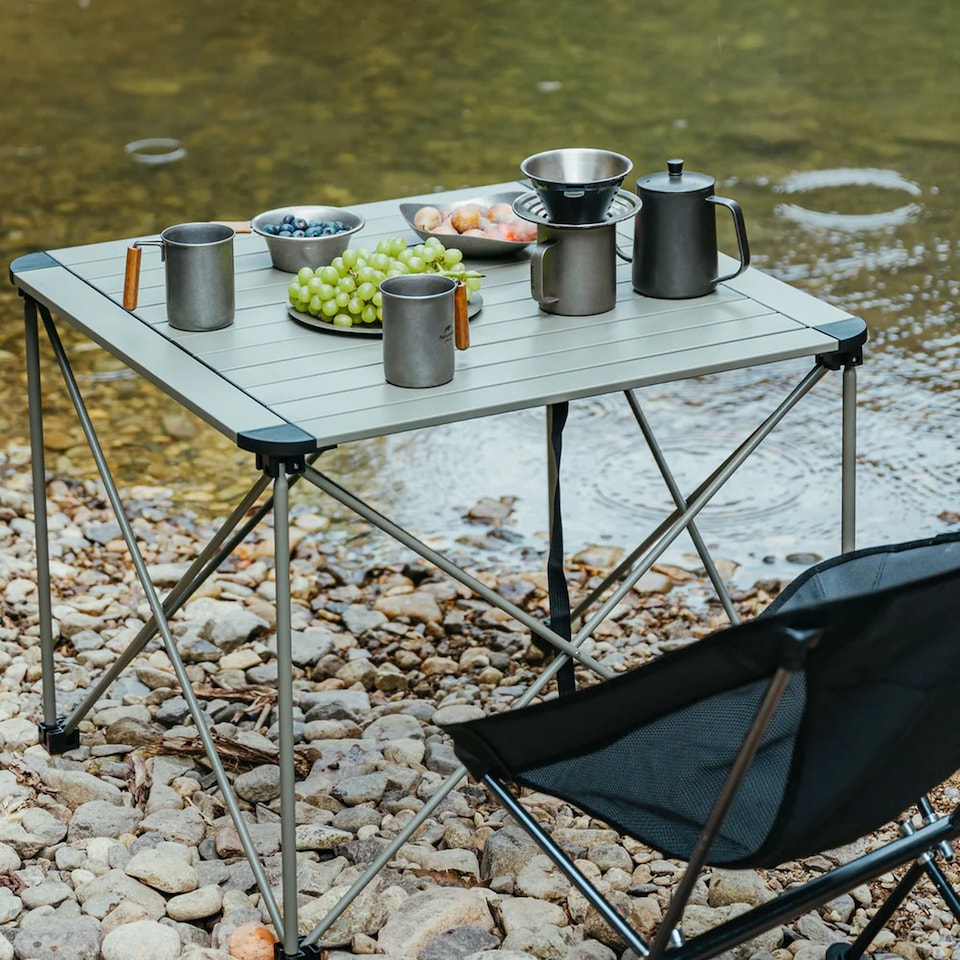 image 1 of Casual Aluminium Folding Table | Green | Pine Green | Medium