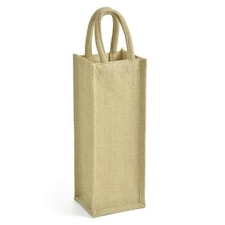 Brand Lab Jute Bottle Bag - Natural - One Size