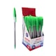 image 1 of Box of 50 Neon Green Ballpoint Pens Smooth Glide by Janrax