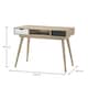image 5 of Alford 2 Drawer Dressing Table White & Grey Finish