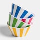 image 1 of OHS Summer Print Plastic Picnic Bowls Set of 4 Lightweight Outdoor