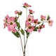 image 3 of The Natural Garden Collection Varigated Hellibore - Artificial Flower (Single Stem) - Plastic - H47 cm - Pink