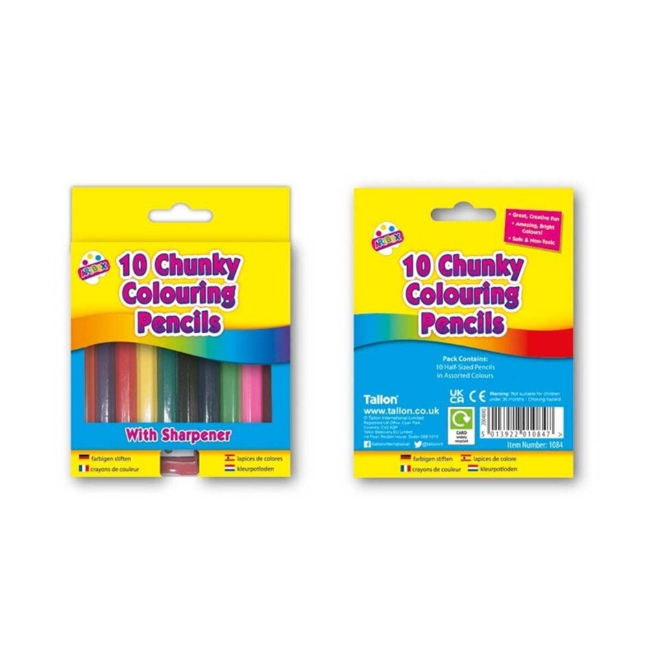 image 1 of Artbox 1/2 Size Chunky Colouring Pencil (Pack of 10)