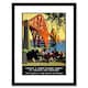 image 1 of Rail Flying Scotsman Forth Bridge Lner UK 12x16" Framed Wall Art Print