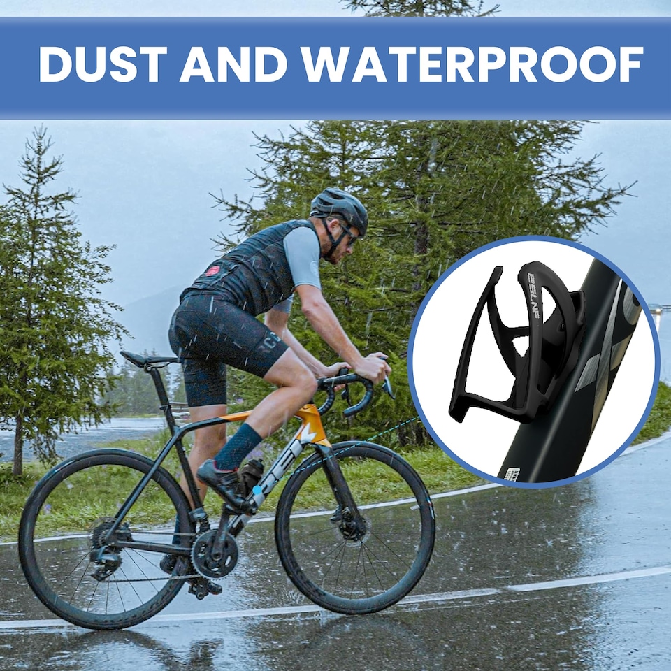 image 1 of AirTag Bike Bottle Holder with Hidden Apple AirTag Holder (With P09 Tracker)