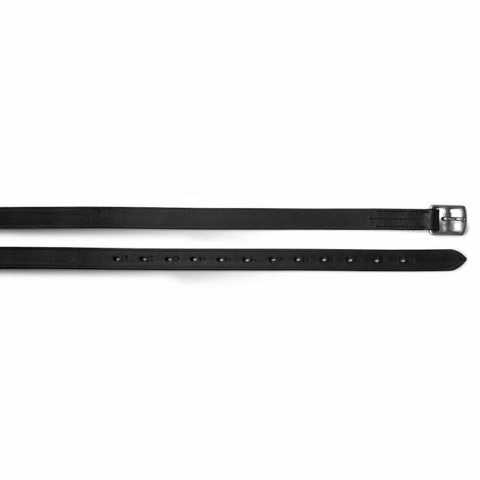 Blenheim Horse Stirrup Leathers - Black - 24in