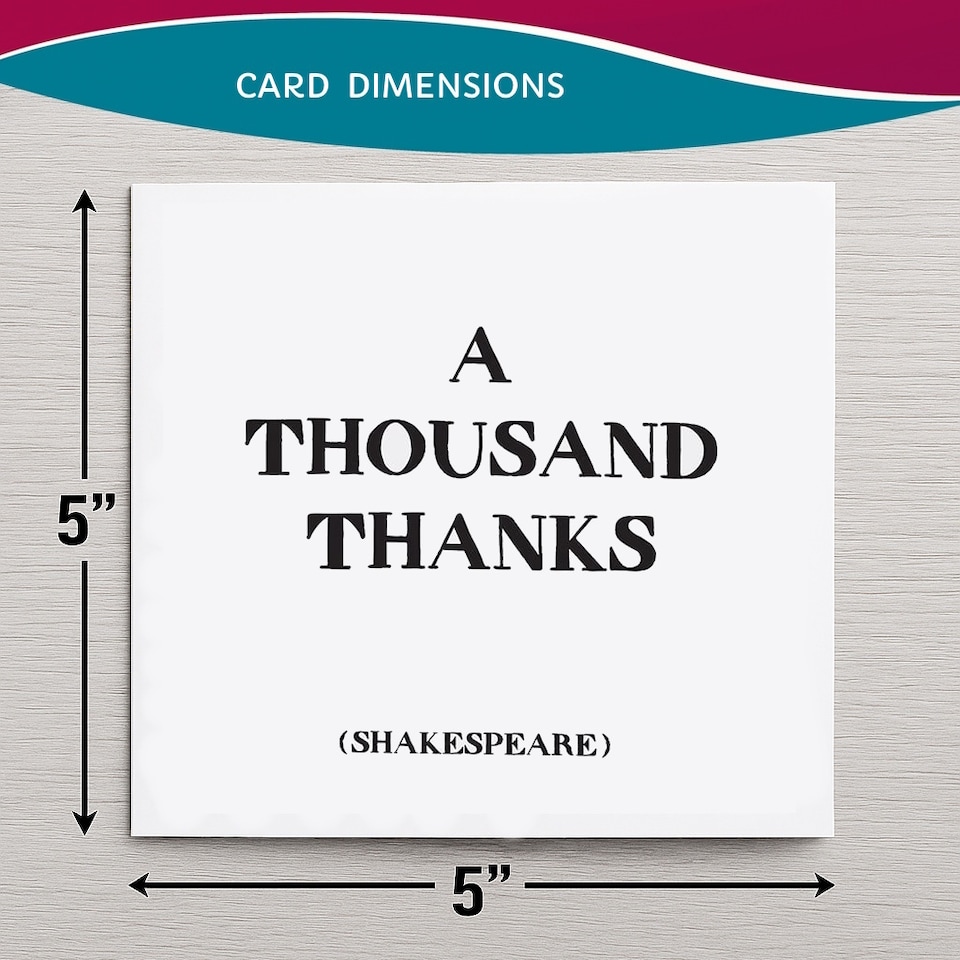 image 1 of Quotable Thank You Greetings Cards 9 Multipack Assorted