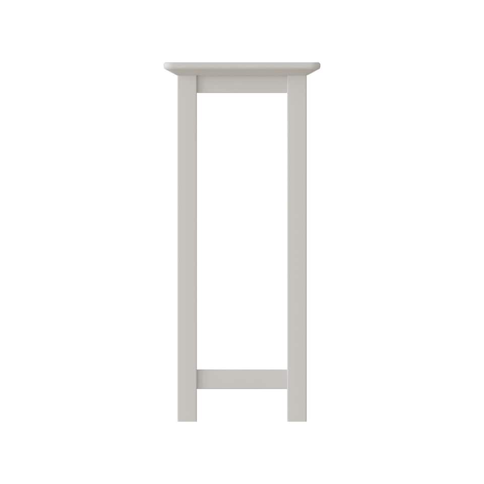 image 1 of Palma Side Table Plant Stand Pure White White
