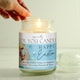 image 2 of Personalised Happy Easter Large Scented Candle Jar White