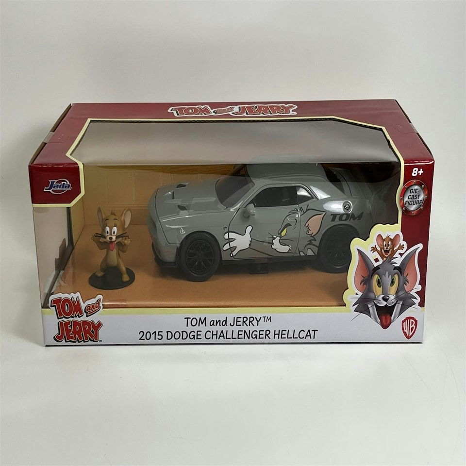 image 1 of Tom and Jerry 2015 Dodge Challenger Hellcat 1:24 Jada 253255047