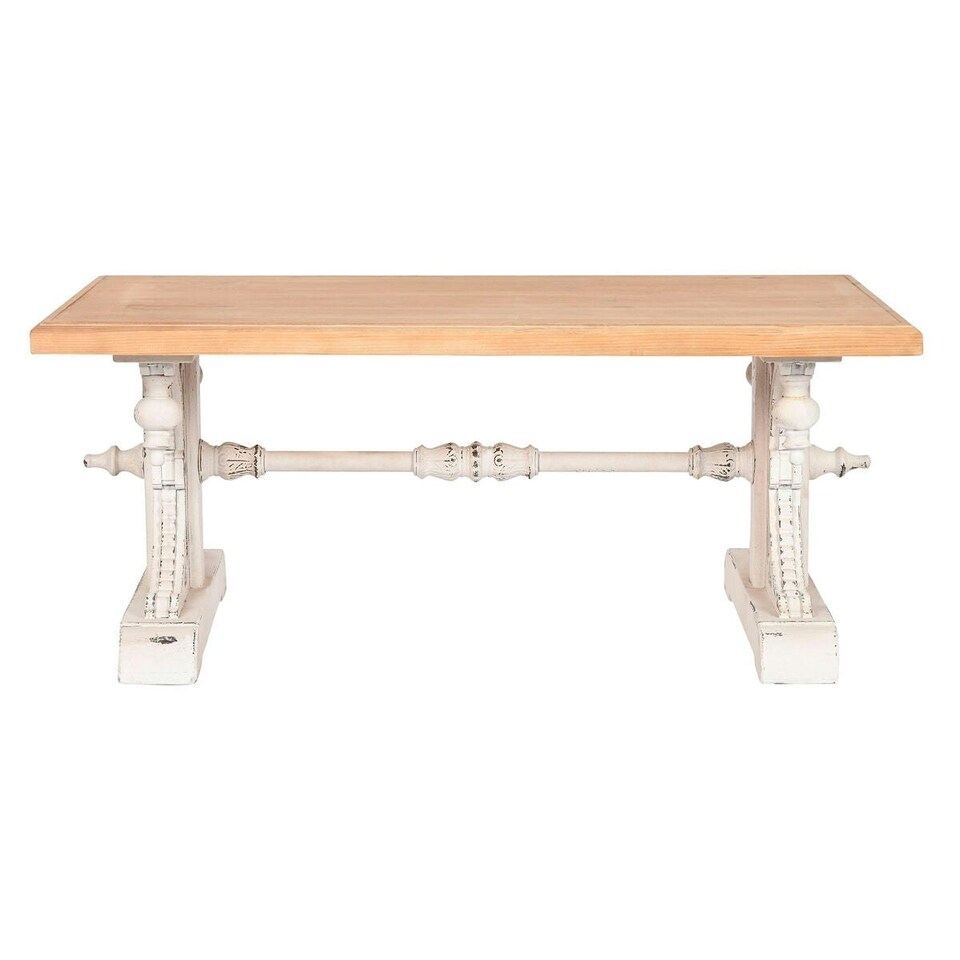 image 1 of Centre Table Home ESPRIT White Natural Fir wood MDF Wood 110 x 65 x 46 cm N/A