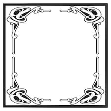 Decorative border (Picture Frame) Black | XS