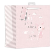 Baby Bunny Pink Large Gift Bag