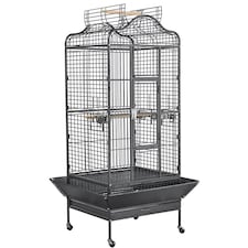 Yaheetech 160 cm Tall Open Playtop Extra Large Bird Cage Black