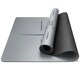 image 1 of Rubber Alignment Yoga Mat (4mm Thick) - Grey