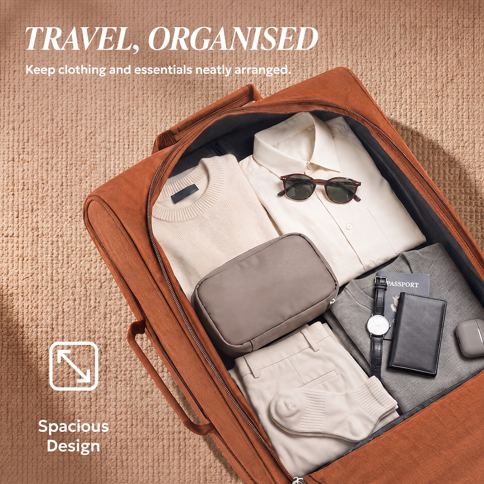 image 1 of Lugg Mars Soft Cabin Bag with Wheels 56x45x25cm for EasyJet Overhead Locker