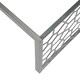 image 4 of Juliette Glass Top C. Table Silver Temp. Glass Silver | Silver