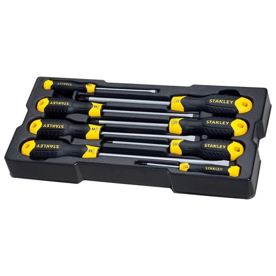 Stanley Hand Tools Screwdriver Module 8 Piece - Multi Colour - One Size