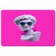 image 2 of Plaster statue of David's head in blue sunglasses (Placemat)