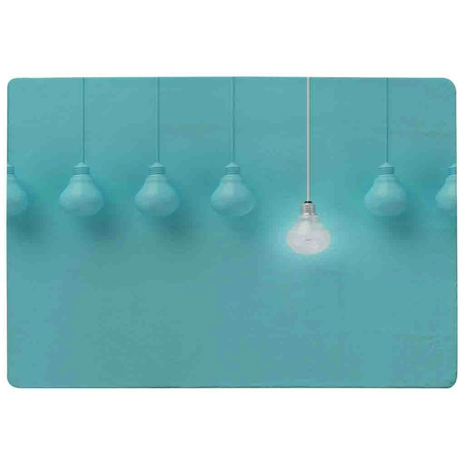 image 1 of Blue Bulbs Rug Blue | L
