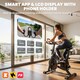 image 3 of SPORTNOW Exercise Bike for Home with Smart APP, 0-100% Magnetic Resistance