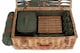 image 4 of Deluxe Green Tween 4 Person Fitted Picnic Basket