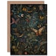 image 1 of Plants Birds Butterfies William Morris Style Nature Greeting Card
