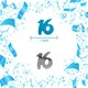 image 3 of 4 x 14g Blue Age 16th Birthday Confetti