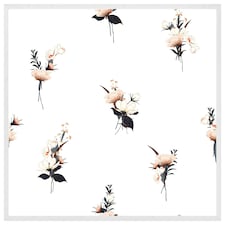 Flower bunches (Picture Frame) White | XS