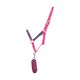 image 1 of Little Rider Sabrina Horse Headcollar and Leadrope - Navy/Pink - Pony