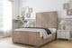 image 2 of Sloomy Harrington Mink Naples Bed Frame With 50" Upholstered Headboard 2'6 Small Single