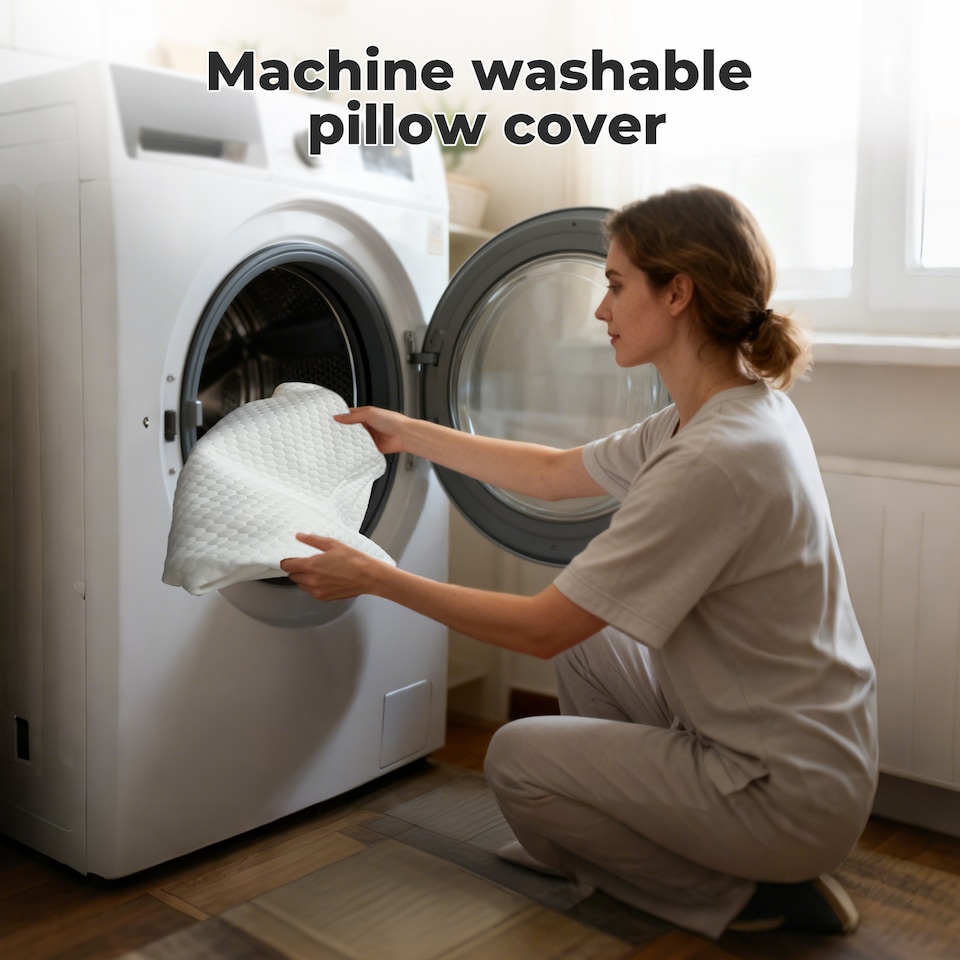 image 1 of Lavio Orthopedic Memory Foam Butterfly Pillow Ergonomic Neck Shoulder Support