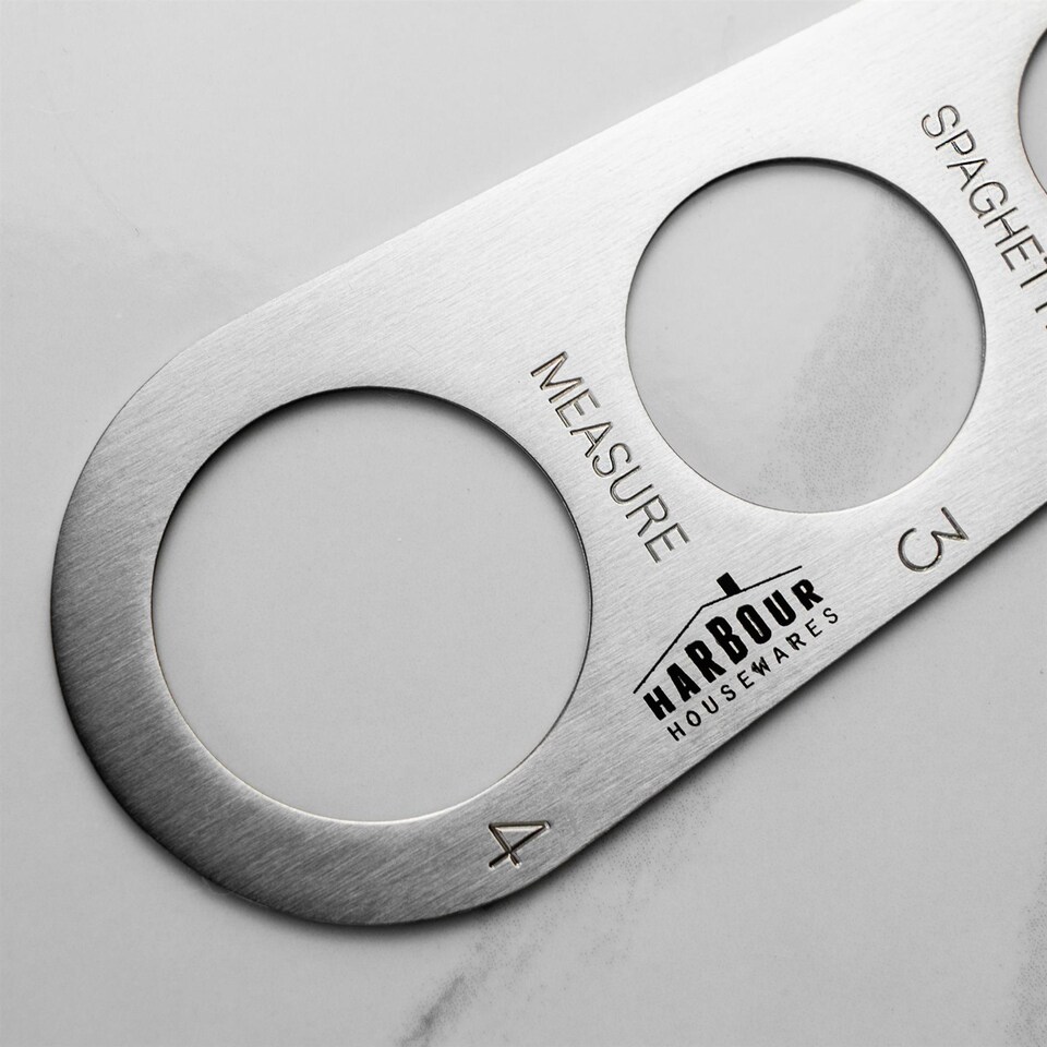 image 1 of Harbour Housewares Stainless Steel Spaghetti Measure - Silver