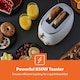 image 4 of GEEPAS 2 Slice Toaster NordiQ Design,850W Cream