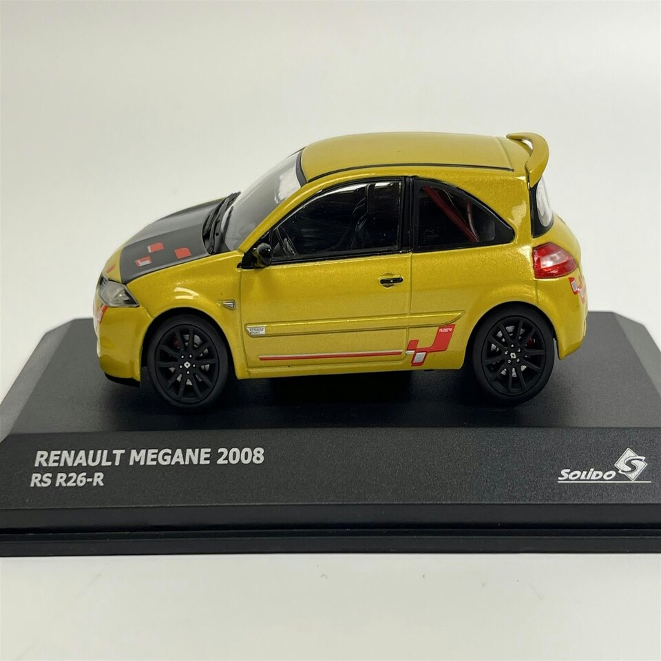 image 1 of Renault Megane 2008 RS R26-R Yellow 1:43 Scale Solido 4310204