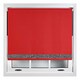 image 1 of FURNISHED Thermal Blackout Roller Blinds with Glitter Edge - (W)45cm x (L)210cm | Red | Red | (W) 45cm x (L) 210cm