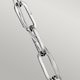 image 3 of Corinne 3 Light Small Spherical Ceiling Pendant Polished Nickel, E14